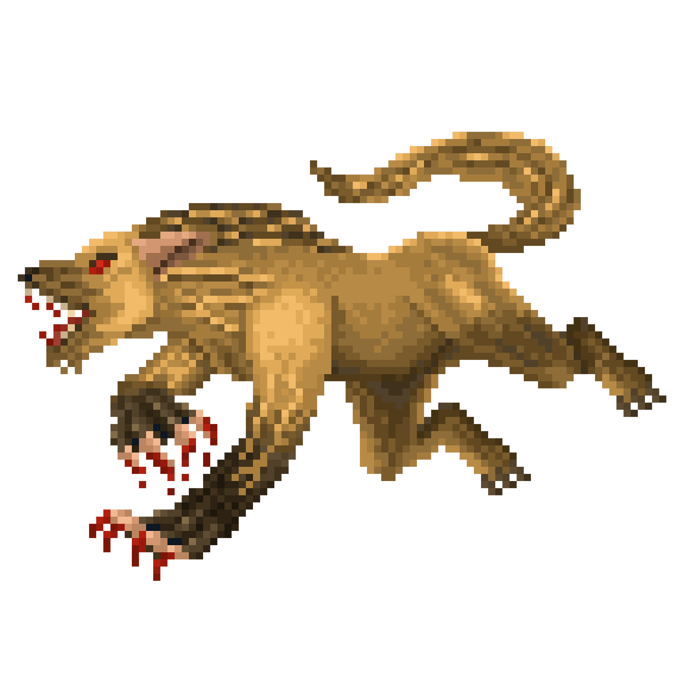 Bultungin hyena monster boss - Yoruba mythology enemy in Vindictive cooperative mode