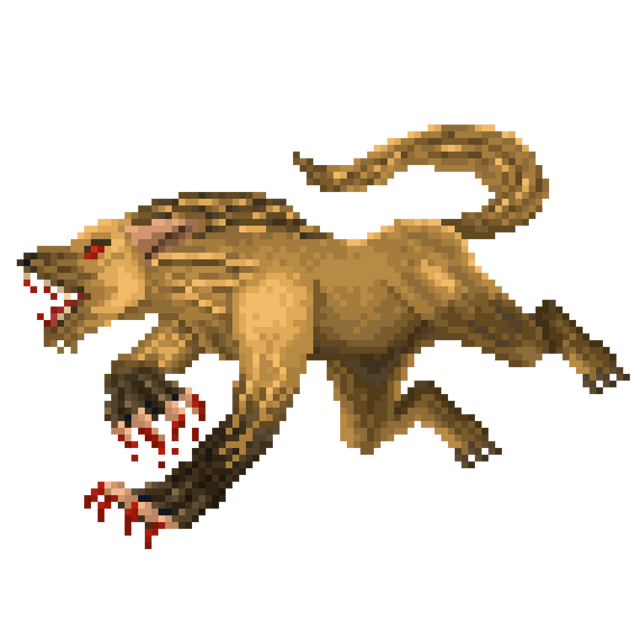 Bultungin hyena monster boss - Yoruba mythology enemy in Vindictive cooperative mode