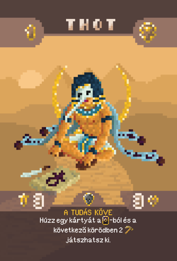 Thot Egyptian god of wisdom card - Vindictive mythology game